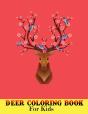 Deer Coloring Book For Kids - Preview