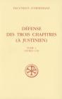 Defense Des Trois Chapitres A Justinien Tome 1 (Livres I-Ii) - Preview