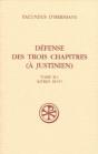 Défense Des Trois Chapitres (À Justinien)  Tome 2.1 ; Livres Iii-Iv - Preview