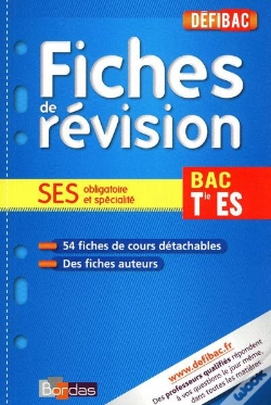 Capa do artigo Defibac Fiches Revision Ses Terminale Es