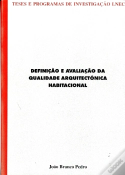 Capa do artigo  Definição e avaliação da qualidade arquitectónica habitacional