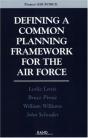 Defining A Common Planning Framework For The Air Force - Preview