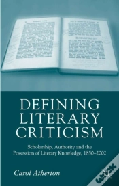 Capa do artigo Defining Literary Criticism