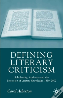 Capa do artigo Defining Literary Criticism