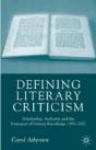 Defining Literary Criticism - Preview