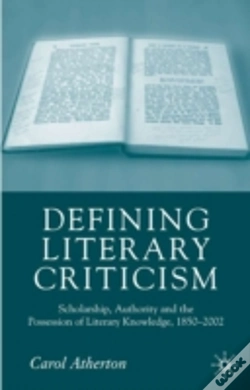 Capa do artigo Defining Literary Criticism