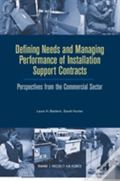 Defining Needs And Managing Performance Of Installation Support Contracts
