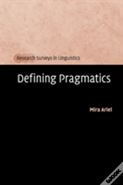 Capa do artigo Defining Pragmatics