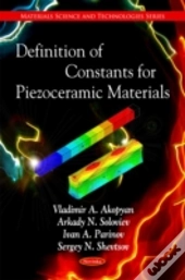 Definition Of Constants For Piezoceramic Materials