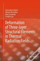 Deformation Of Three-Layer Structural Elements In Thermal Radiation Fields