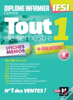 Capa do artigo Dei Ifsi ; Tout Le Semestre 1 En Fiches Mémos ; + Évaluations (6e Édition)