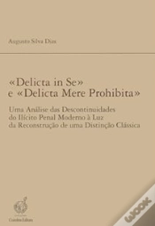 Capa do artigo «Delicta in Se» e «Delicta Mere Prohibita»