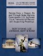 Delong Corp. V. Oregon, By And Through State Highway Commission U.S. Supreme Court Transcript Of Record With Supporting Pleadings - Preview