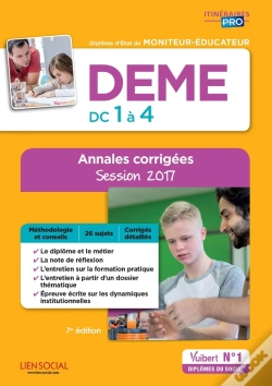 Capa do artigo Deme Epreuves De Certification Dc 1 A 4 Annales Corrigees 7e Edt