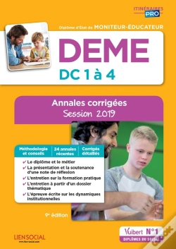 Capa do artigo Deme - Epreuves De Certification Dc 1 A 4 - Annales Corrigees