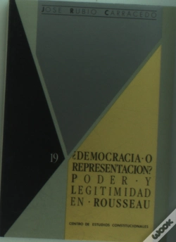 Capa do artigo Democracia O Representacion? : Poder Y Legitimidad En Rousseau