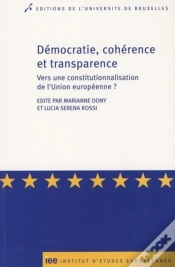 Capa do artigo Démocratie, Cohérence Et Transparence : Principes