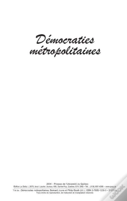 Capa do artigo Démocraties Métropolitaines