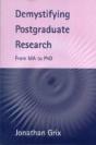 Demystifying Postgraduate Research - Preview