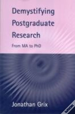 Capa do artigo Demystifying Postgraduate Research