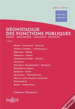 Capa do artigo Déontologie Des Fonctions Publiques (2e Édition)