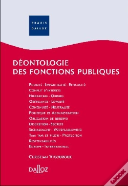 Capa do artigo Déontologie Des Fonctions Publiques