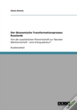 Capa do artigo Der Aã‚Â¶Konomische Transformationsprozess Russlands