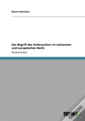 Capa do artigo Der Begriff Des Verbrauchers Im Nationalen Und Europaischen Recht