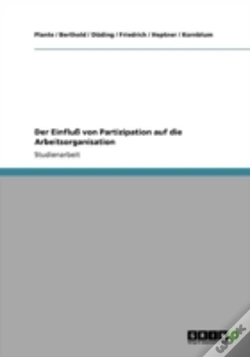 Capa do artigo Der Einfluay Von Partizipation Auf Die Arbeitsorganisation