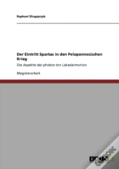 Der Eintritt Spartas In Den Peloponnesischen Krieg