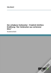 Capa do artigo Der Erhabene Verbrecher - Friedrich Schillers Erzahlung "Der Verbrecher Aus Verlorener Ehre"