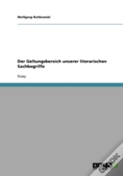 Capa do artigo Der Geltungsbereich Unserer Literarischen Sachbegriffe