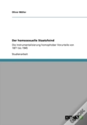 Capa do artigo Der Homosexuelle Staatsfeind