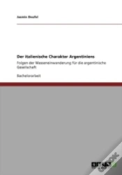 Capa do artigo Der Italienische Charakter Argentiniens