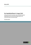 Der Kapitalkoeffizient In Langer Sicht