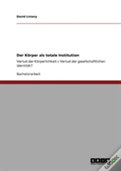 Capa do artigo Der Korper Als Totale Institution