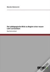 Capa do artigo Der Paã‚Â¤Dagogische Blick Zu Beginn Einer Neuen Lehr-Lerneinheit