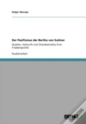 Capa do artigo Der Pazifismus Der Bertha Von Suttner