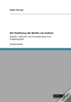 Capa do artigo Der Pazifismus Der Bertha Von Suttner