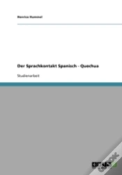 Capa do artigo Der Sprachkontakt Spanisch - Quechua