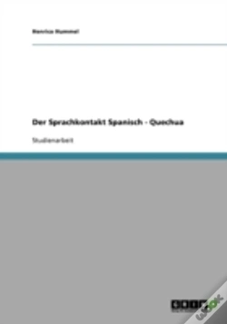 Capa do artigo Der Sprachkontakt Spanisch - Quechua