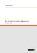 Der Steuerberater Als Vermogensberater