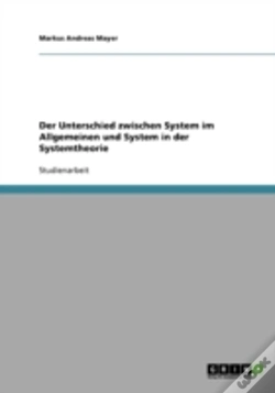 Capa do artigo Der Unterschied Zwischen System Im Allgemeinen Und System In Der Systemtheorie