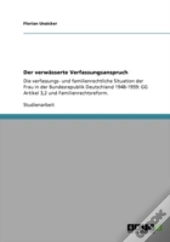 Der Verwasserte Verfassungsanspruch