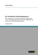 Der Verwasserte Verfassungsanspruch