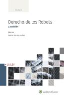 Derecho De Los Robots (2.ª Edición)