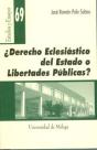 ¿Derecho Eclesiástico Del Estado O Libertades Públicas? - Preview