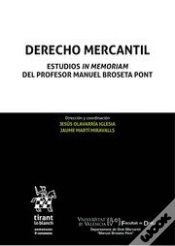 Capa do artigo Derecho Mercantil
