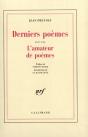 Derniers Poèmes / L'Amateur De Poèmes - Preview