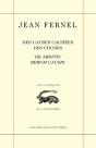 Des Causes Cachées Des Choses ; De Abditis Rerum Causis - Preview